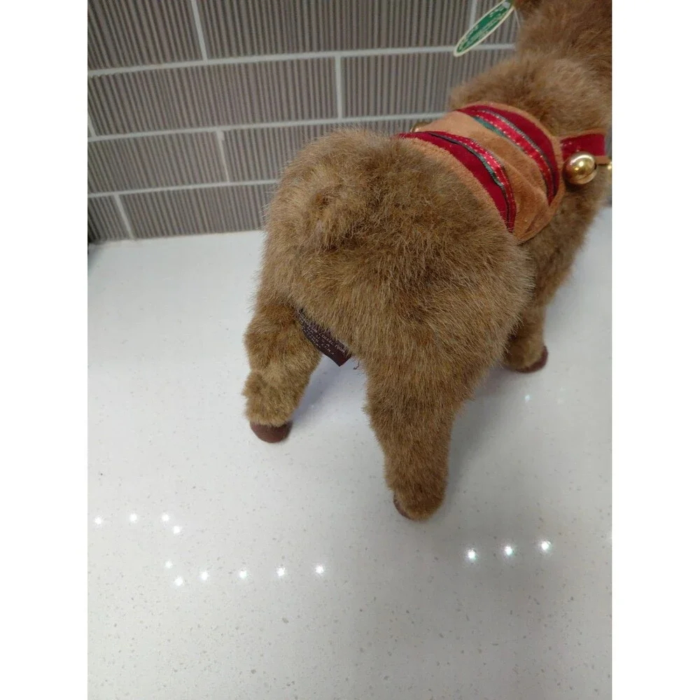 The Bearington Collection Bell V. Deer Retired Reindeer Stuffed Plush Bells USA